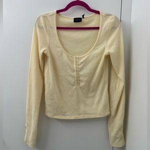 urban outfitters cream henley